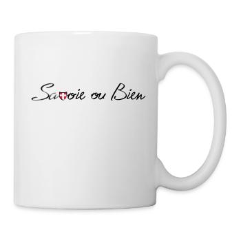 savoie ou bien - Mug blanc - blanc - Droite