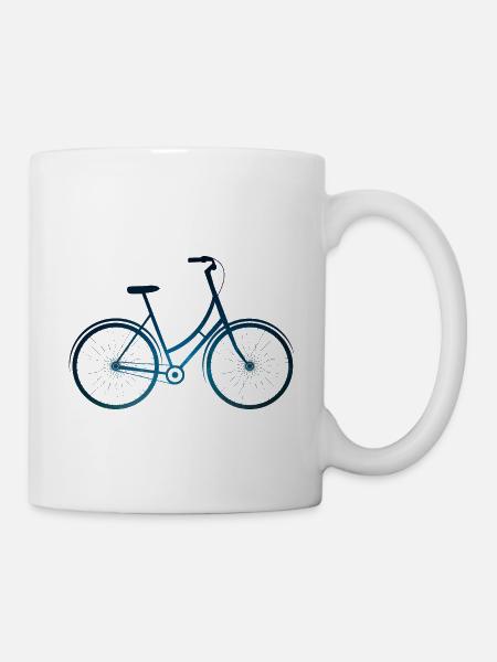 Vélo femme - Mug blanc - blanc