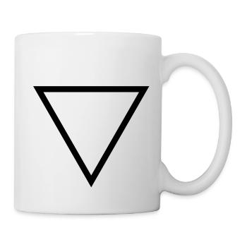 Dreieck - Tasse - Weiß - Rechts
