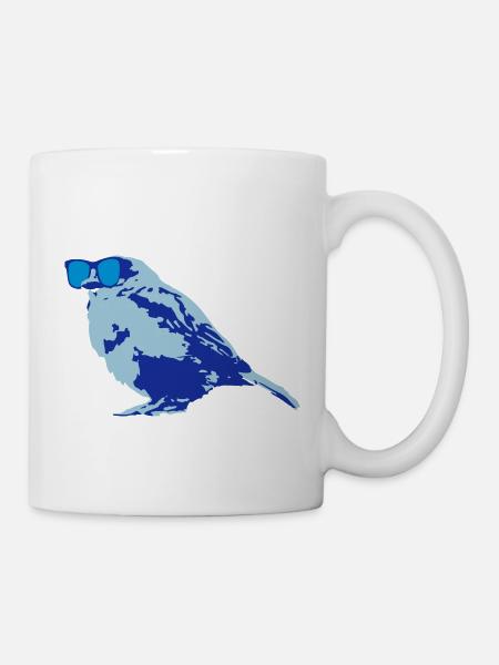 Spatz - Tasse - Weiß