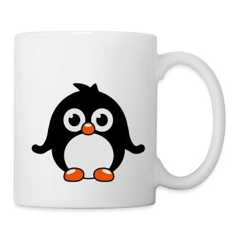 pinguin_1_f3 - Mug blanc - blanc - Droite