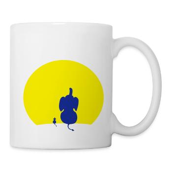 elefant_mouse_moon - Mug - white - Right