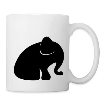 elephant baby - Mug - white - Right