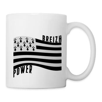 Flagge Breizh Strom - Tasse - Weiß - Rechts