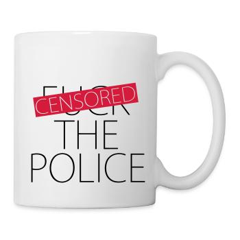 Fuck The Police - Censored - Mug - white - Right