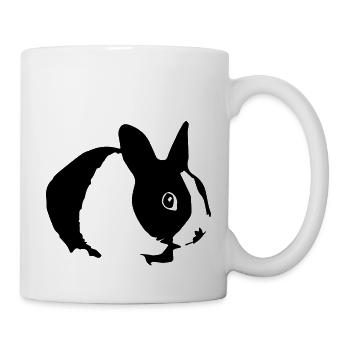 Cute Bunny Rabbit 01 - Tasse - Weiß - Rechts