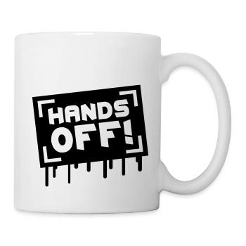 Hands Off Graffiti - Tasse - Weiß - Rechts