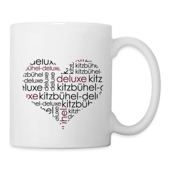 Kitzbühel Deluxe Herz Motiv - Tasse - Weiß - Rechts