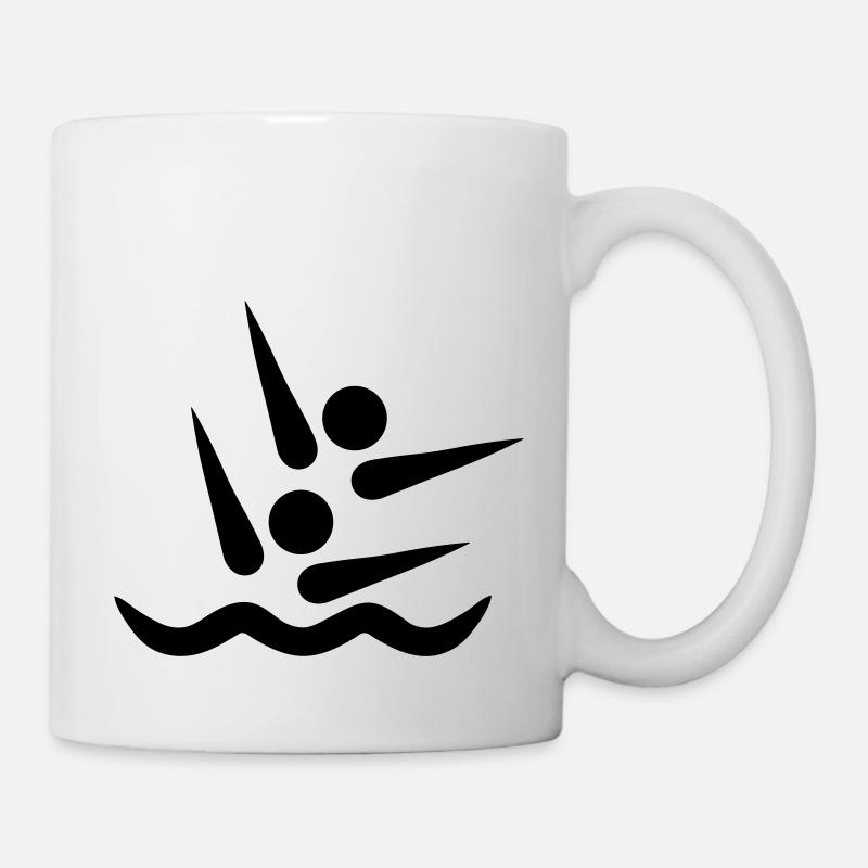 Natation synchronisée - Mug blanc - blanc