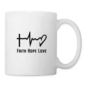 Jesus Christ of Nazareth Faith Bible Jesus - Mug - white - Right