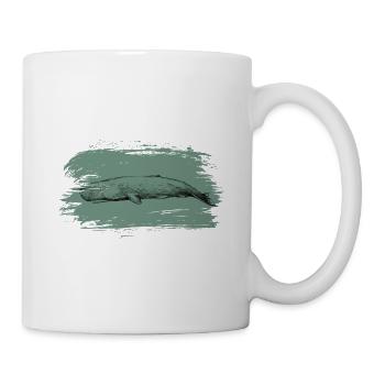 Baleine bleu baleine cachalot baleine à bosse cadeau océan - Mug blanc - blanc - Droite
