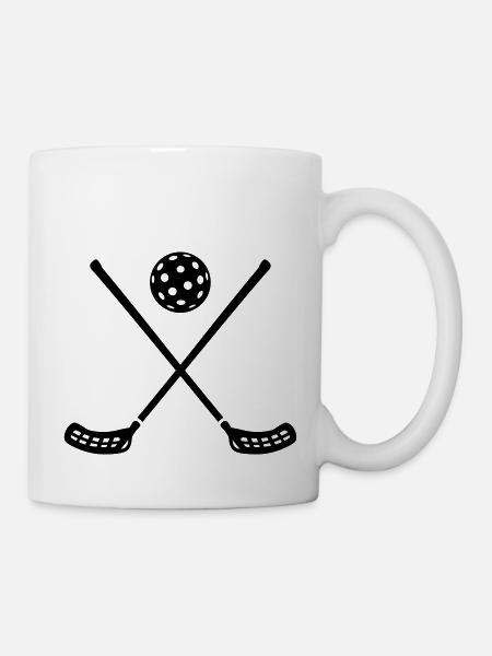 Floorball - Tasse - Weiß