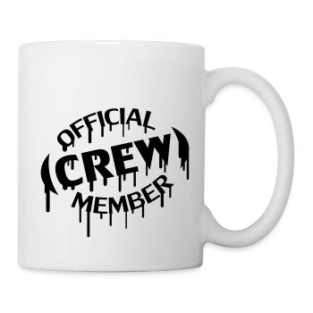 Official Crew Member Graffiti - Mug blanc - blanc - Droite