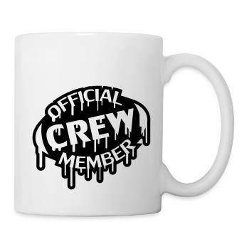 Official Crew Member Stamp - Mug blanc - blanc - Droite