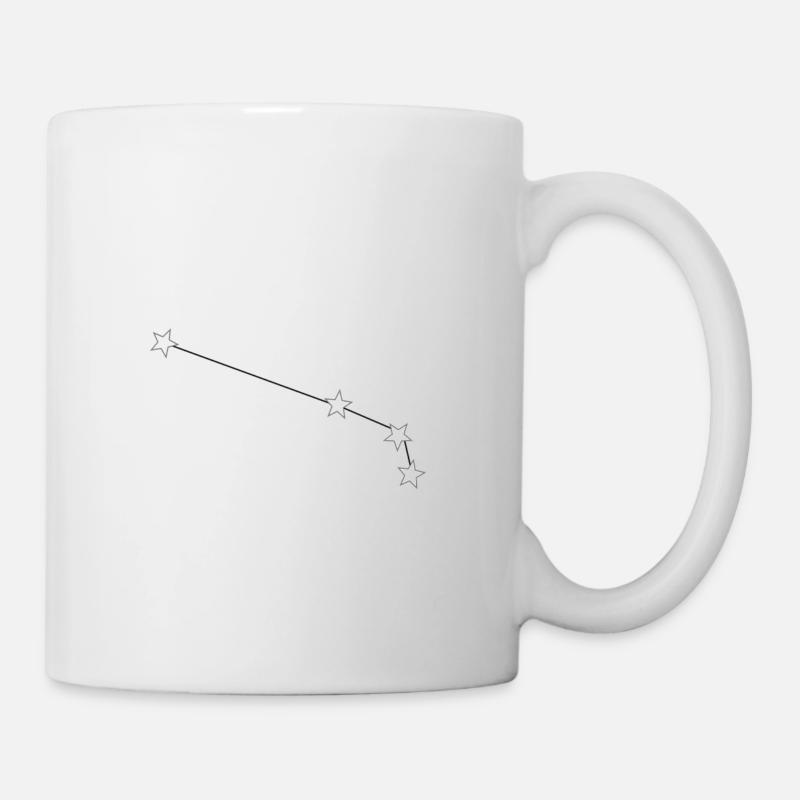 Sternzeichen Widder, Sternbild - Tasse - Weiß
