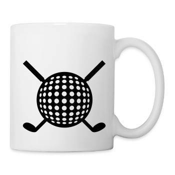 Golf ball club - Mug - white - Right