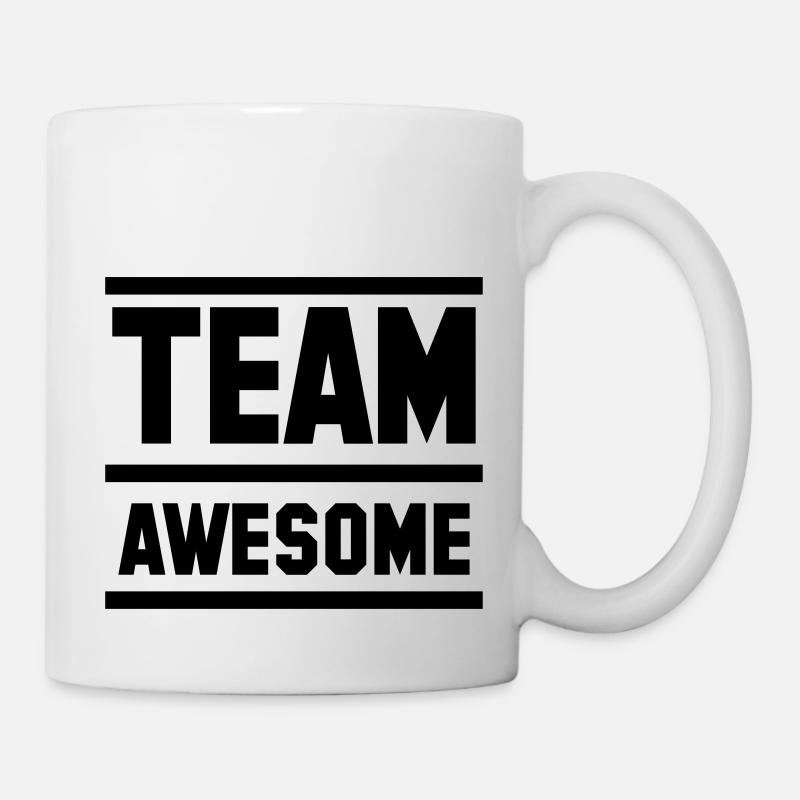 team awesome super Team - Tasse - Weiß