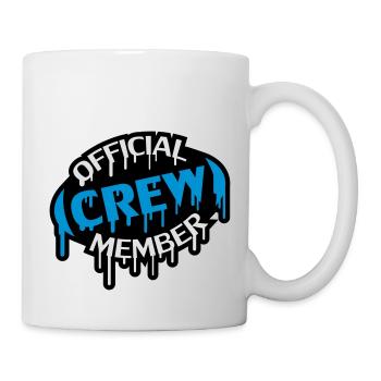 Official Crew Member Stamp - Mug blanc - blanc - Droite