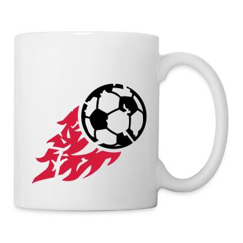 fire_soccer_ball_bx2 - Mug - white - Right