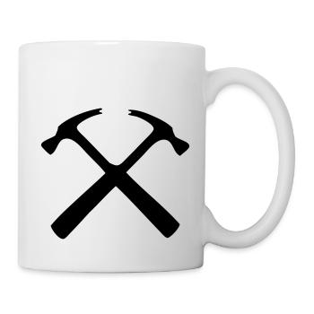 charpentier menuisier bricoleur - Mug blanc - blanc - Droite