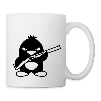 Shotgun Penguin - Mug - white - Right