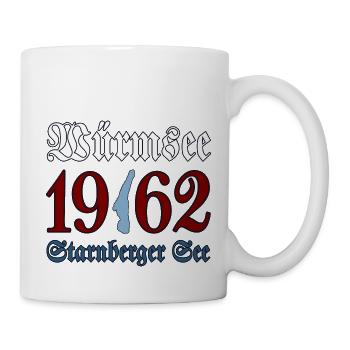 1962 Würmsee - Starnberger See - Tasse - Weiß - Rechts