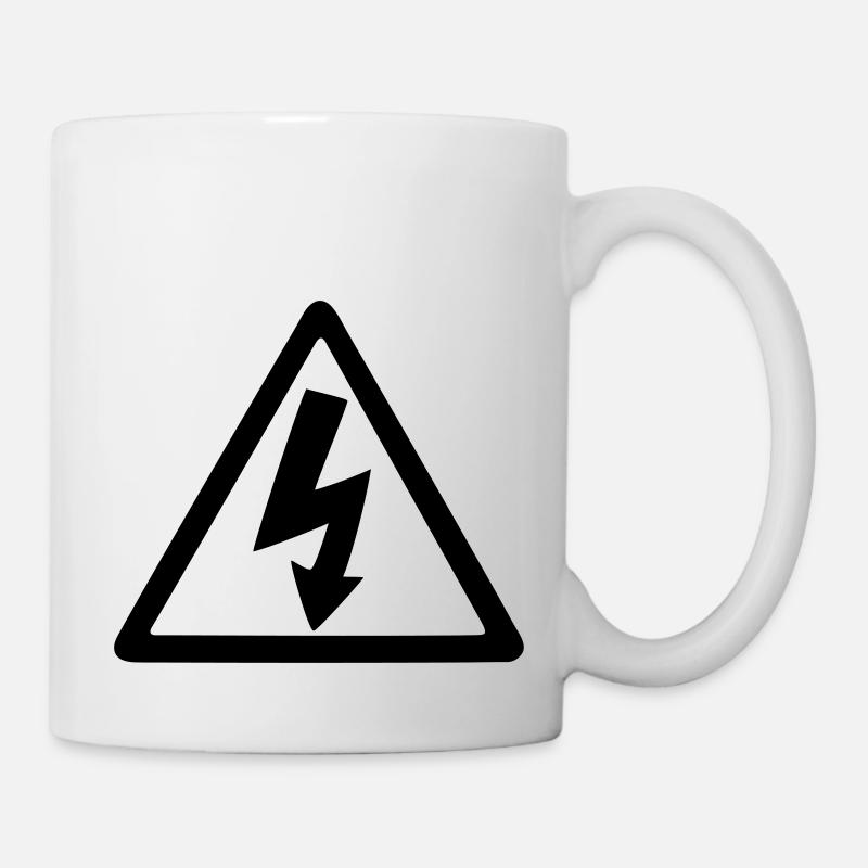 Blitz - Tasse - Weiß