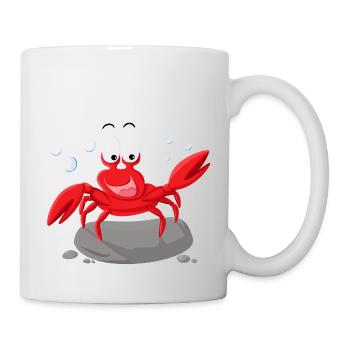Krabbe Meer-Serie - Tasse - Weiß - Rechts