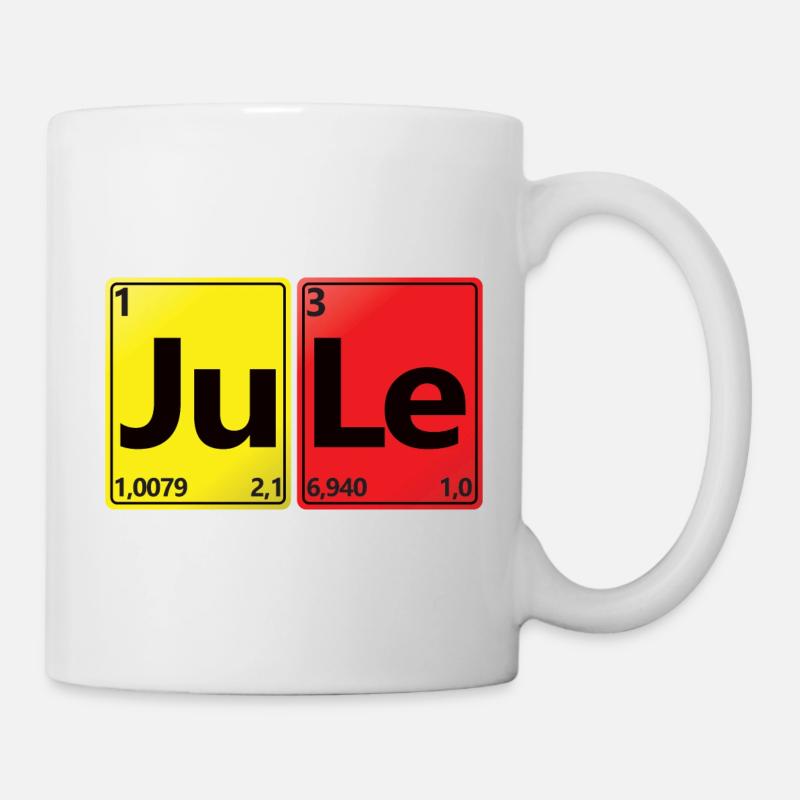 JULE - Votre nom en chimie look - Mug blanc - blanc
