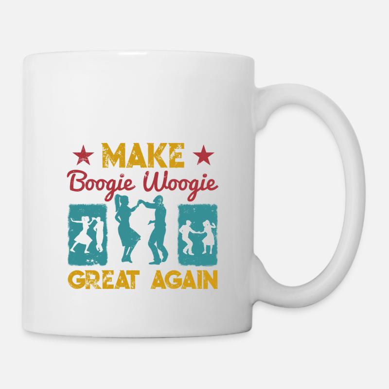 Faites de Boogie Woogie un nouveau cadeau de danse - Mug blanc - blanc