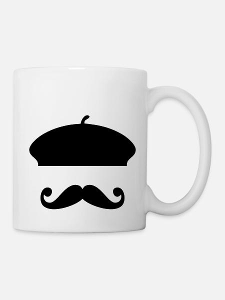 französisch touch - Tasse - Weiß