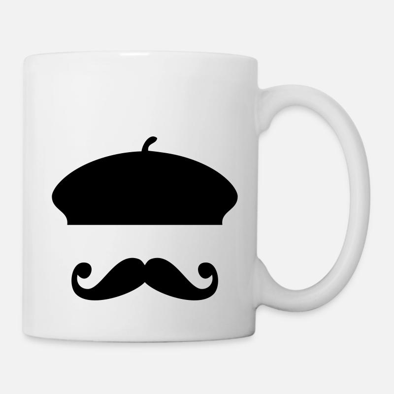 französisch touch - Tasse - Weiß