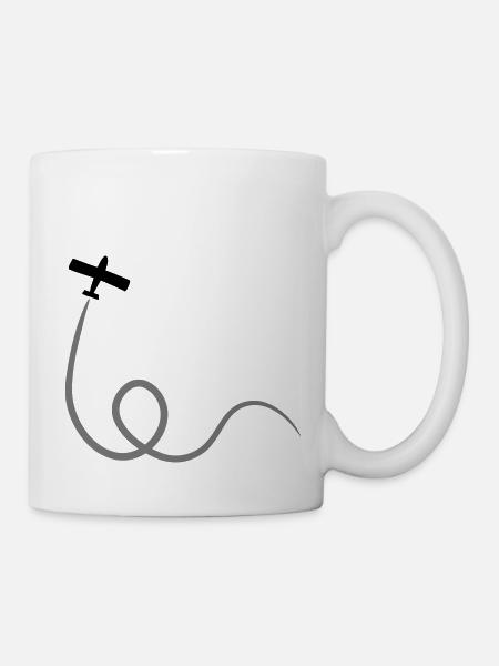 Airplane - Tasse - Weiß