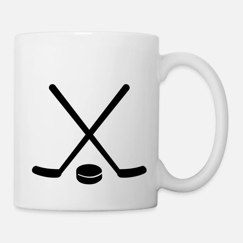 Hockey sur glace - Mug blanc - blanc