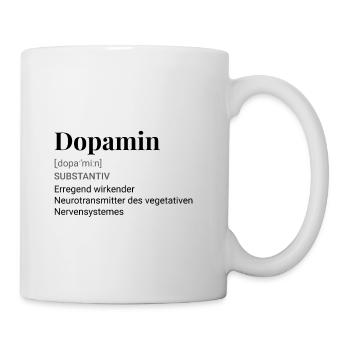 dopamin - Tasse - Weiß - Rechts