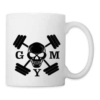 gym - Tasse - Weiß - Rechts