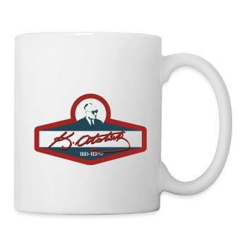 Ataturk retro - Mug - white - Right