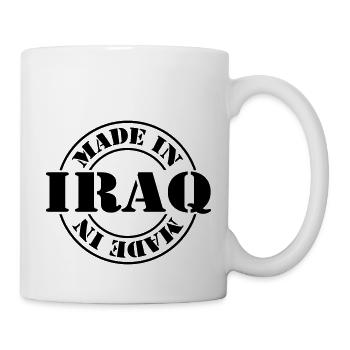 made in iraq m1k2 - Mug - white - Right