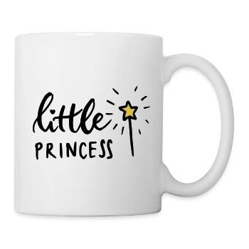 LITTLE PRINCESS - Kleine Prinzessin SCHWARZ - Tasse - Weiß - Rechts