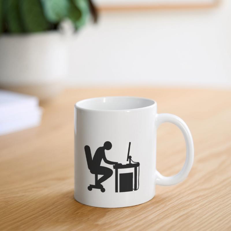 Computer desk nerd Mug