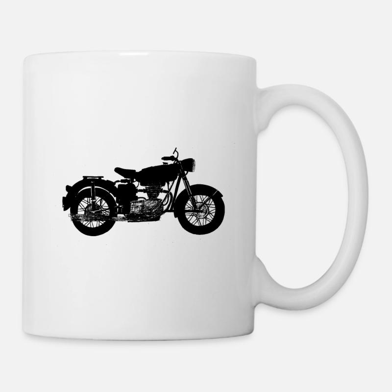 moto - Mug blanc - blanc