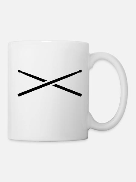 Batterie - Mug blanc - blanc