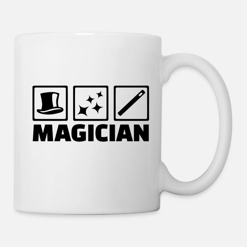 Zauberer - Tasse - Weiß