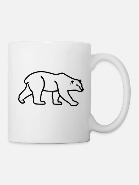 Ours polaire - Mug blanc - blanc