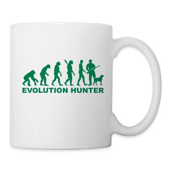 Evolution Hunter - Mug blanc - blanc - Droite