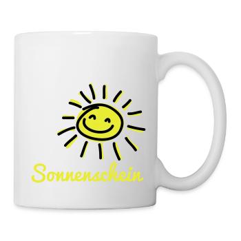 Sonnenschein - Tasse - Weiß - Rechts