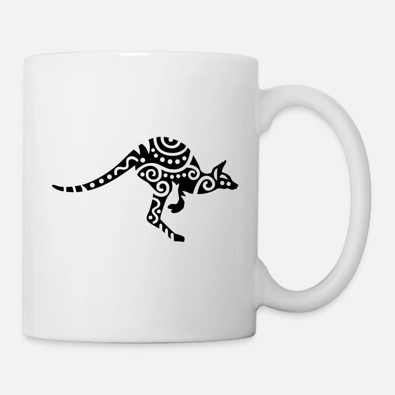 Känguru - Tasse - Weiß
