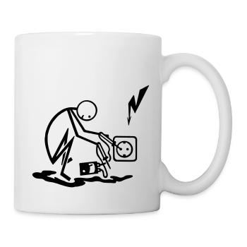 Elektroinstallateur - Tasse - Weiß - Rechts