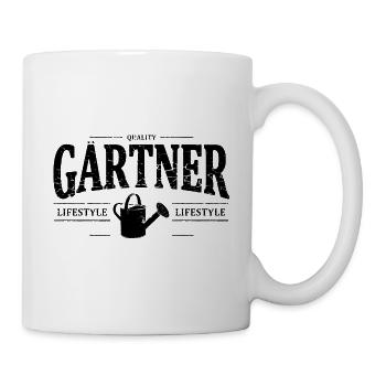 Gärtner - Tasse - Weiß - Rechts