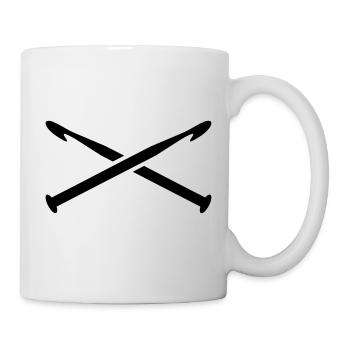 Häkeln - Tasse - Weiß - Rechts